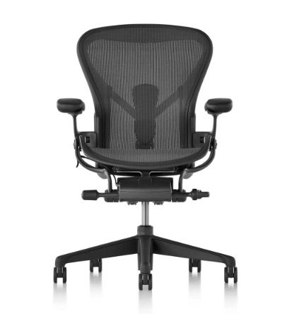 Aeron Grafito — vista frontal